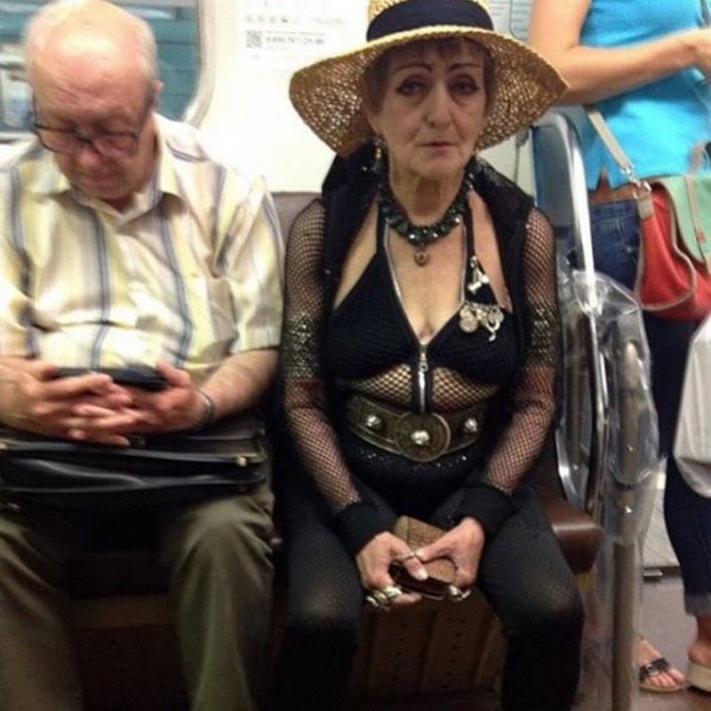 Модники из российского метрополитена