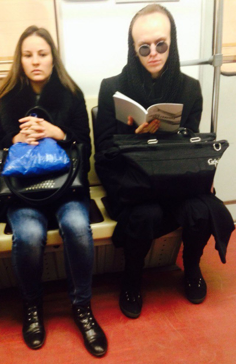 Модники из российского метрополитена