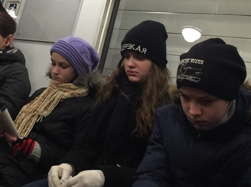 Модники из российского метрополитена