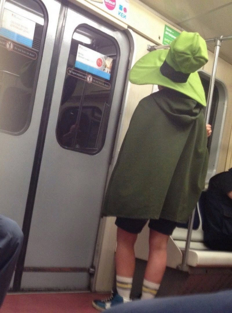 Модники из российского метрополитена