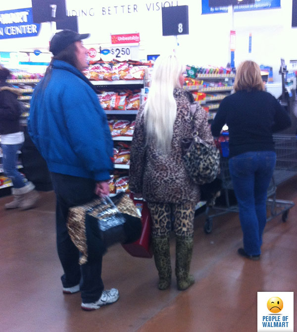 Экстравагантные покупатели Walmart