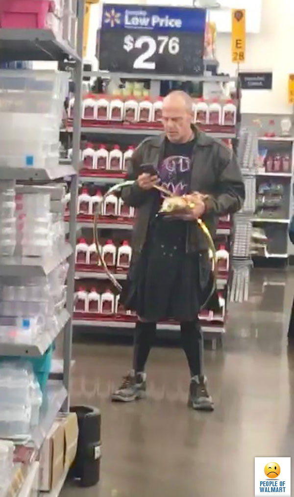 Экстравагантные покупатели Walmart