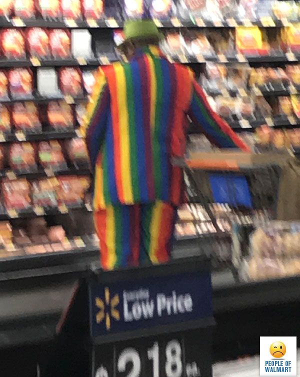 Экстравагантные покупатели Walmart