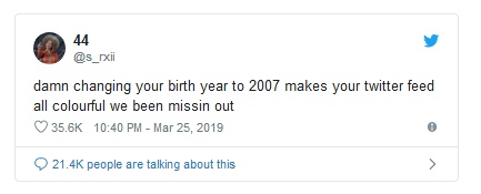 После флешмоба в Twitter со сменой даты рождения, множество аккаунтов были заблокированы