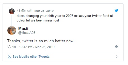 После флешмоба в Twitter со сменой даты рождения, множество аккаунтов были заблокированы