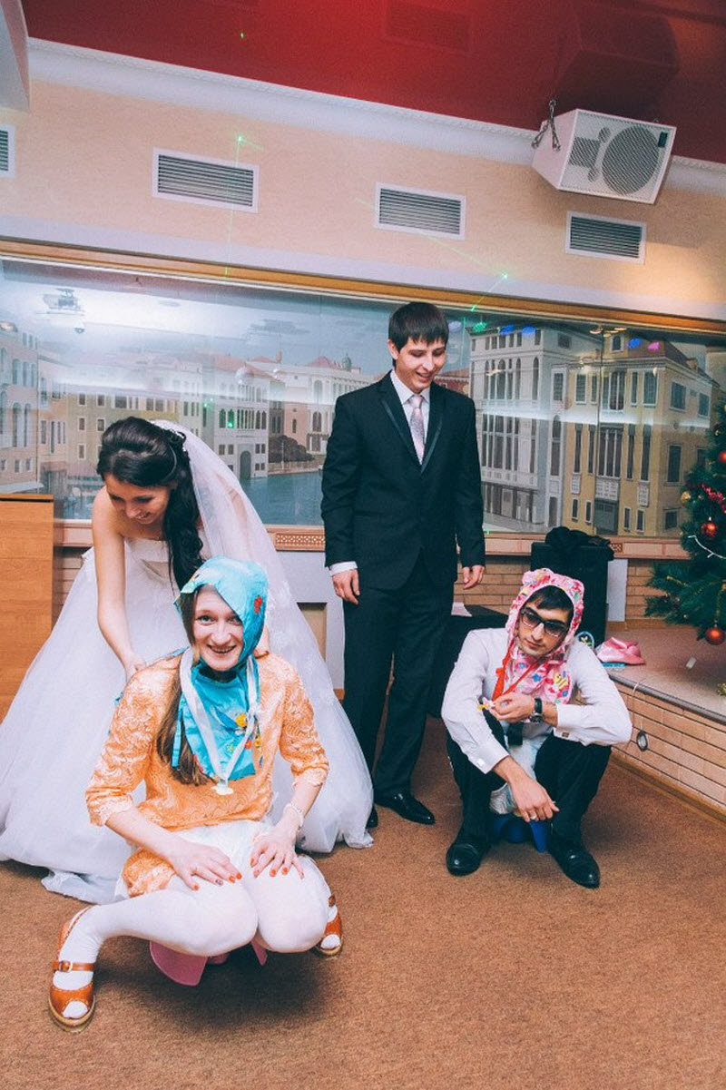 Забавные свадебные фотографии
