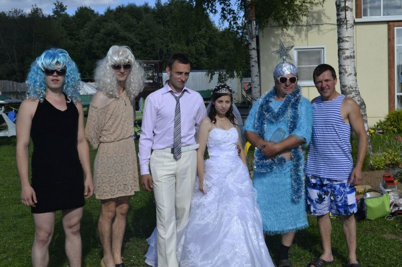 Забавные свадебные фотографии