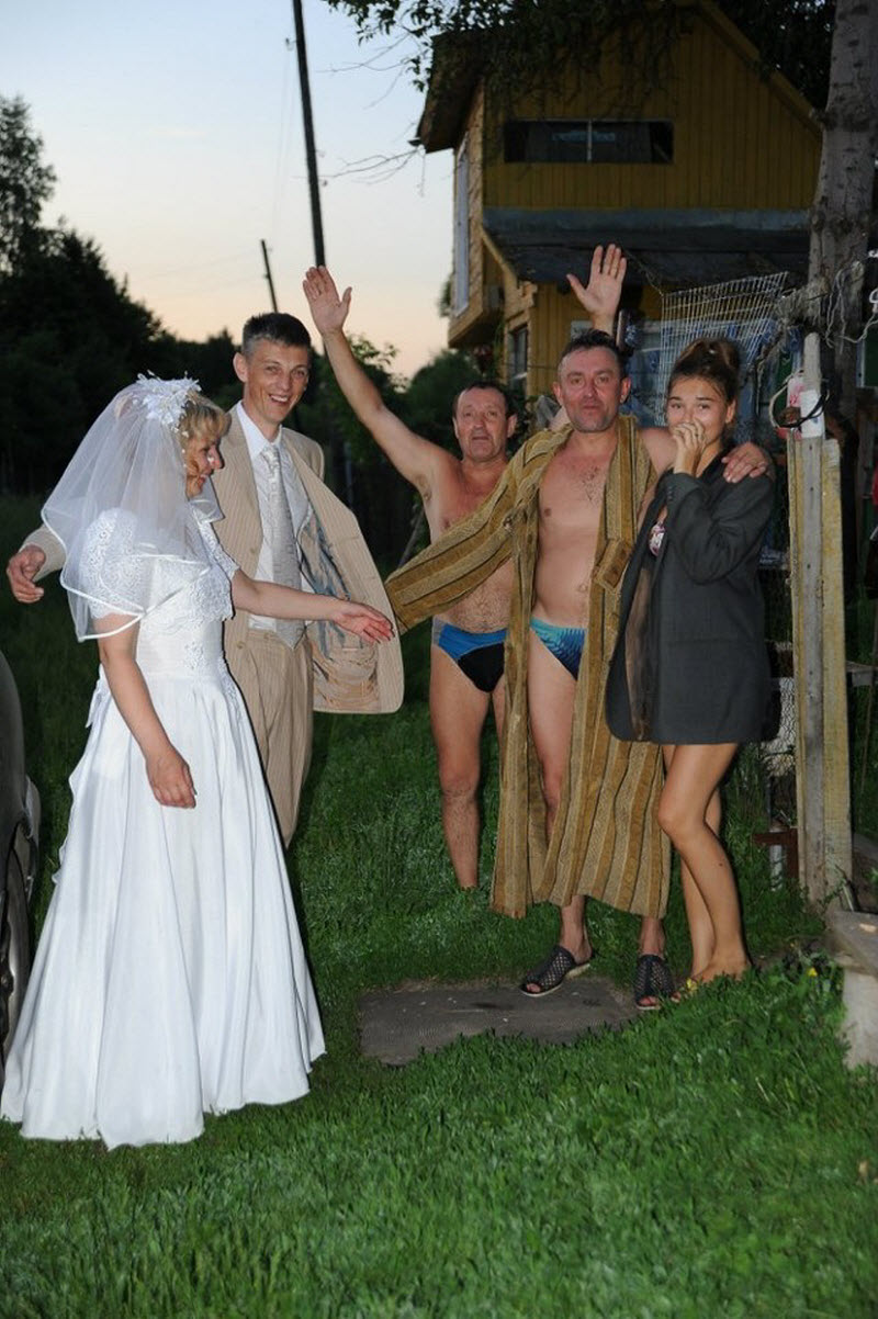 Забавные свадебные фотографии
