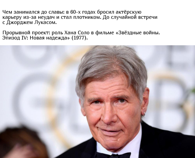 Знаменитости, которые стали известны лишь только в зрелом возрасте
