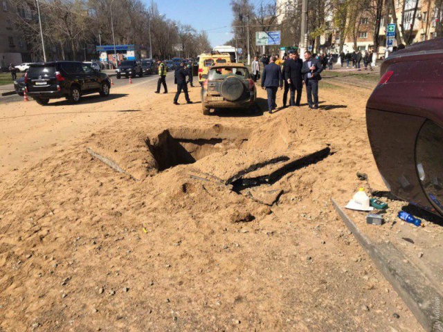 Подземный взрыв газа в Одессе