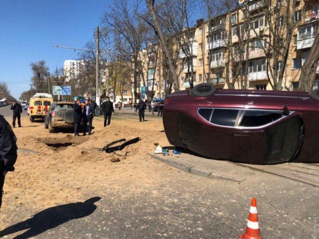 Подземный взрыв газа в Одессе