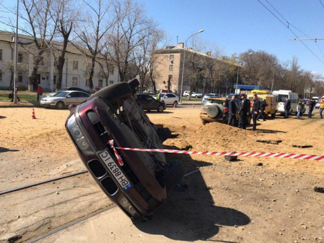 Подземный взрыв газа в Одессе