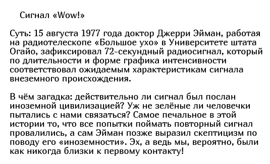 Явления и события, которые пока так и не удалось разгадать