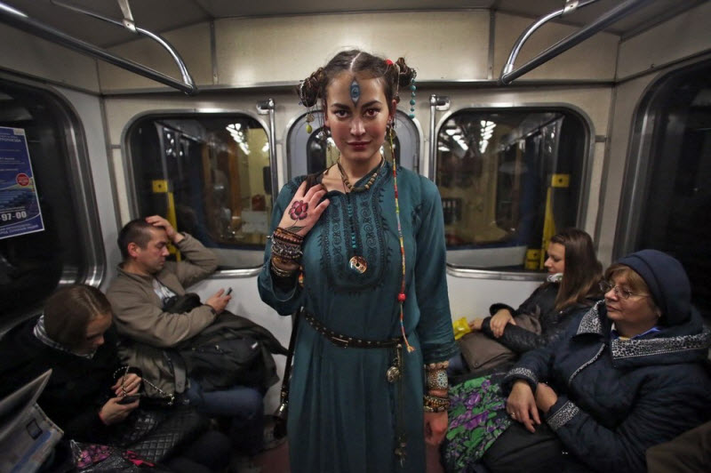 Модники из российского метрополитена