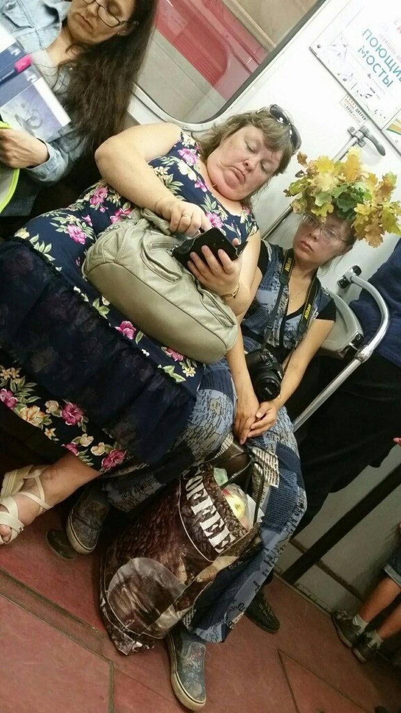Модники из российского метрополитена