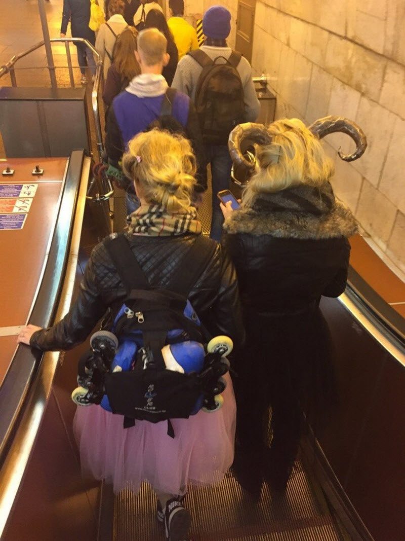 Модники из российского метрополитена