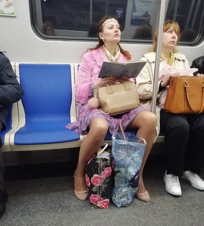 Модники из российского метрополитена