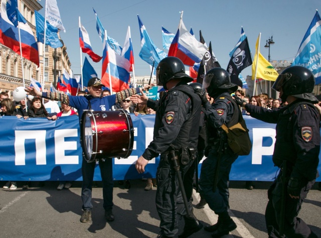 Задержания во время первомайских акций