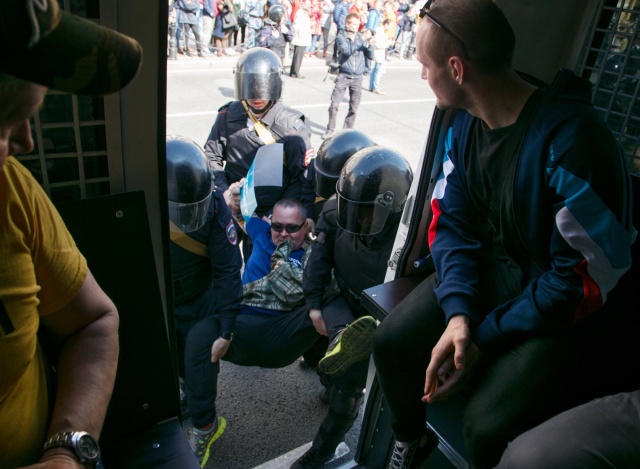 Задержания во время первомайских акций