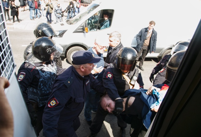 Задержания во время первомайских акций