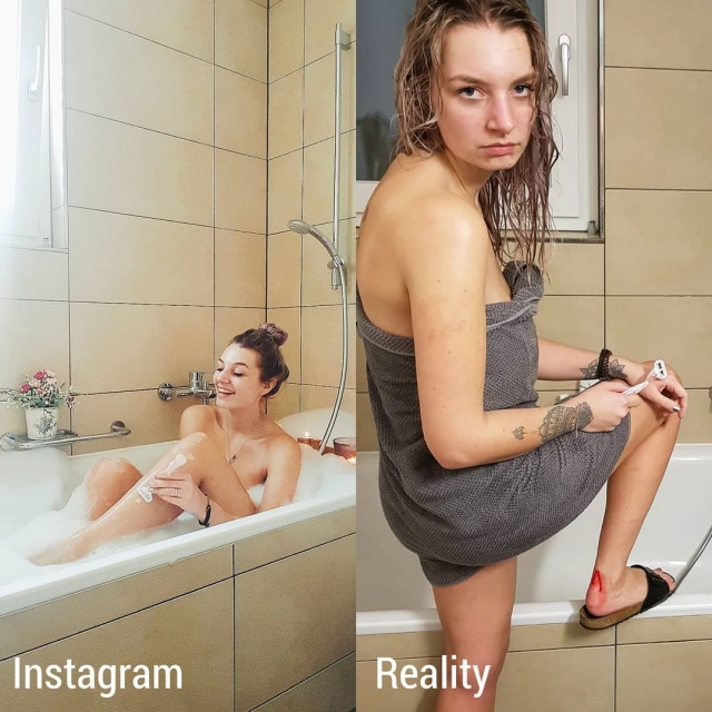 Насколько реальность отличается от того, что нам показывают в Instagram