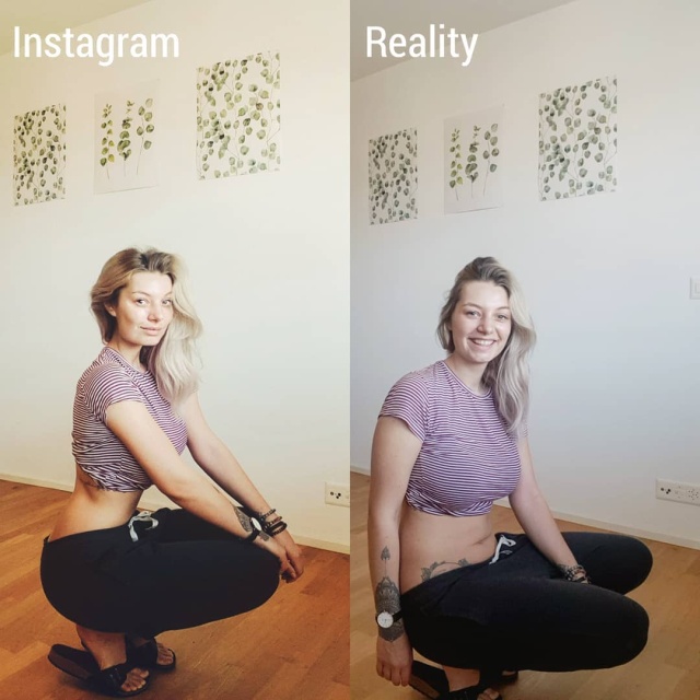 Насколько реальность отличается от того, что нам показывают в Instagram