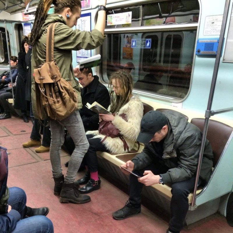 Модники из российского метрополитена