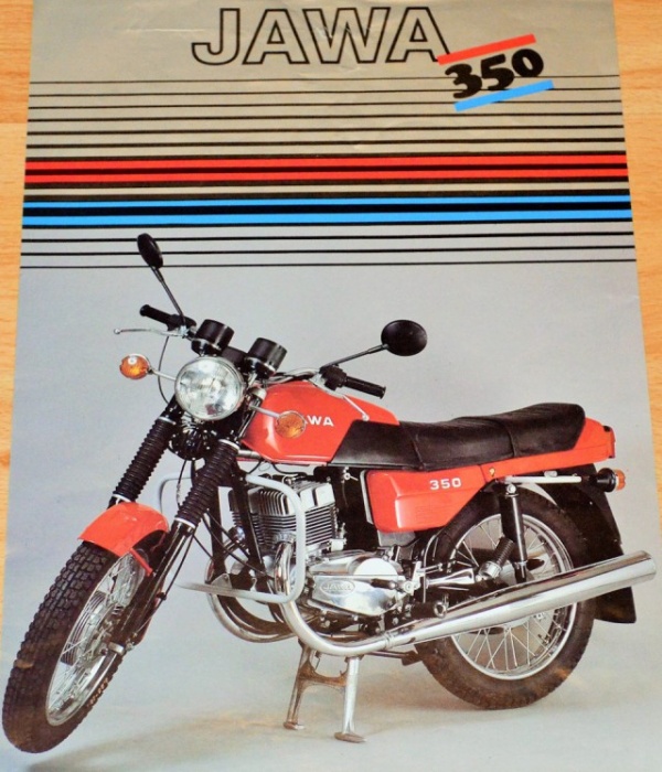 Новенькая Jawa 350/638, которая простояла в квартире 30 лет