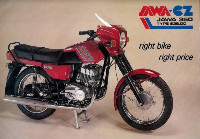 Новенькая Jawa 350/638, которая простояла в квартире 30 лет