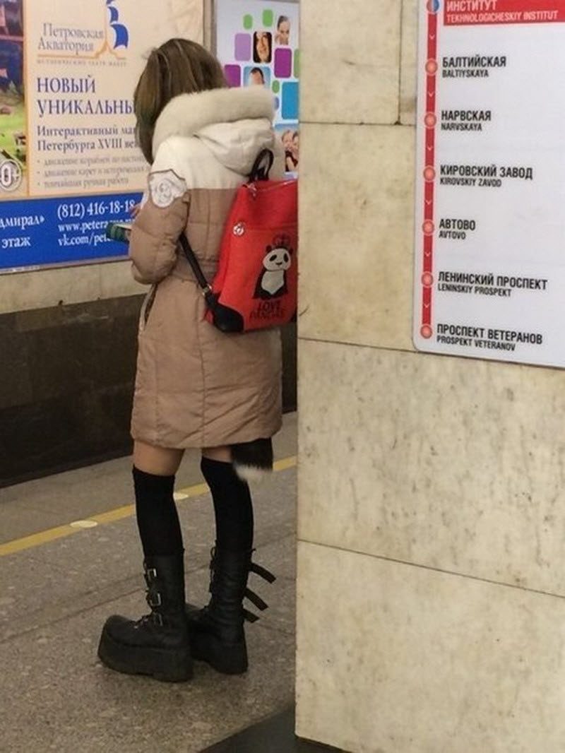 Модники из российского метрополитена
