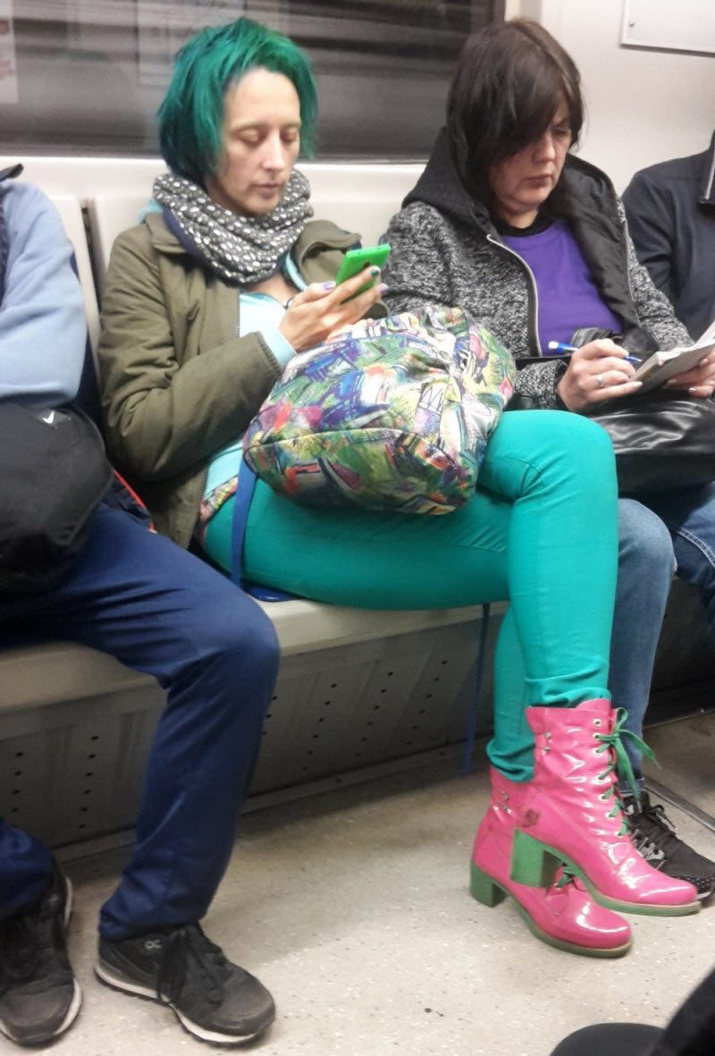 Модники из российского метрополитена