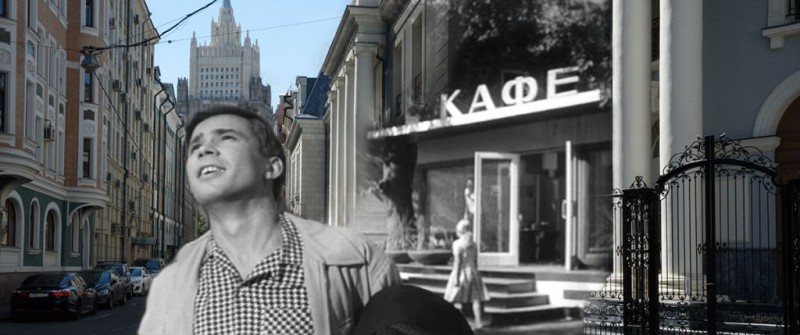 Герои любимых советских фильмов на улицах современной Москвы Герои любимых советских фильмов на улицах современной Москвы