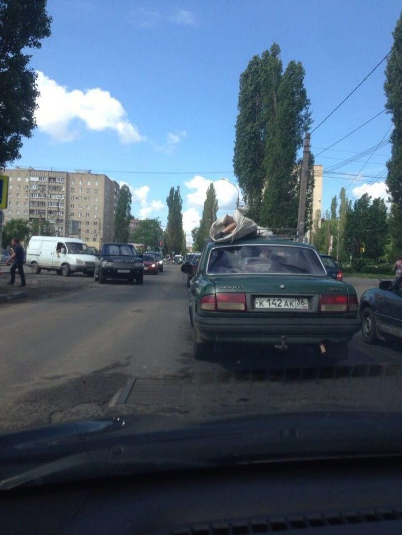 Необычная доставка на Волге