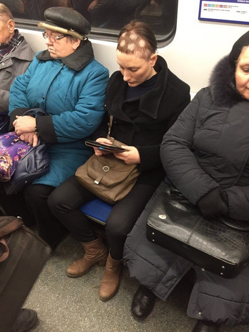 Модники из российского метрополитена