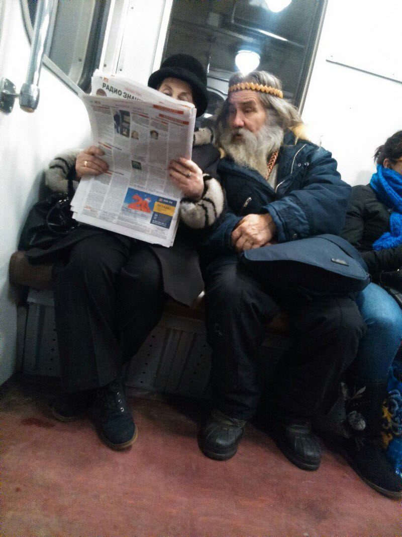 Модники из российского метрополитена