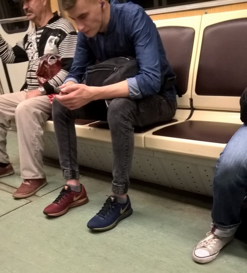 Модники из российского метрополитена