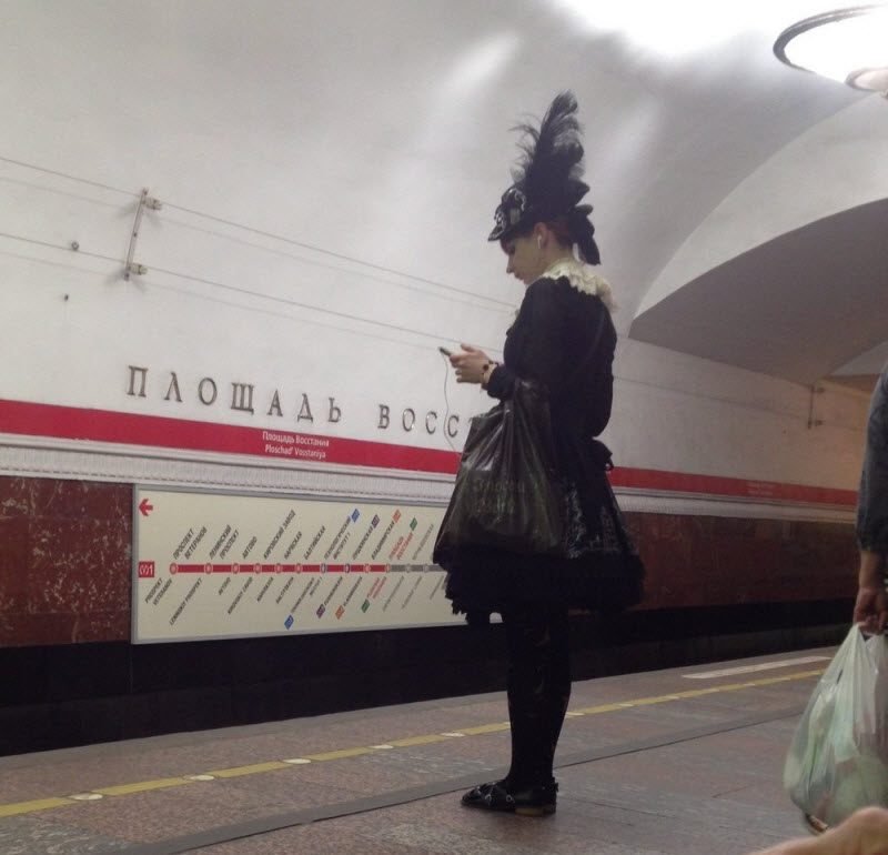 Модники из российского метрополитена