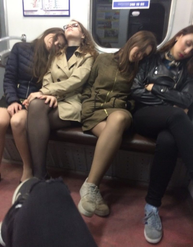 Модники из российского метрополитена