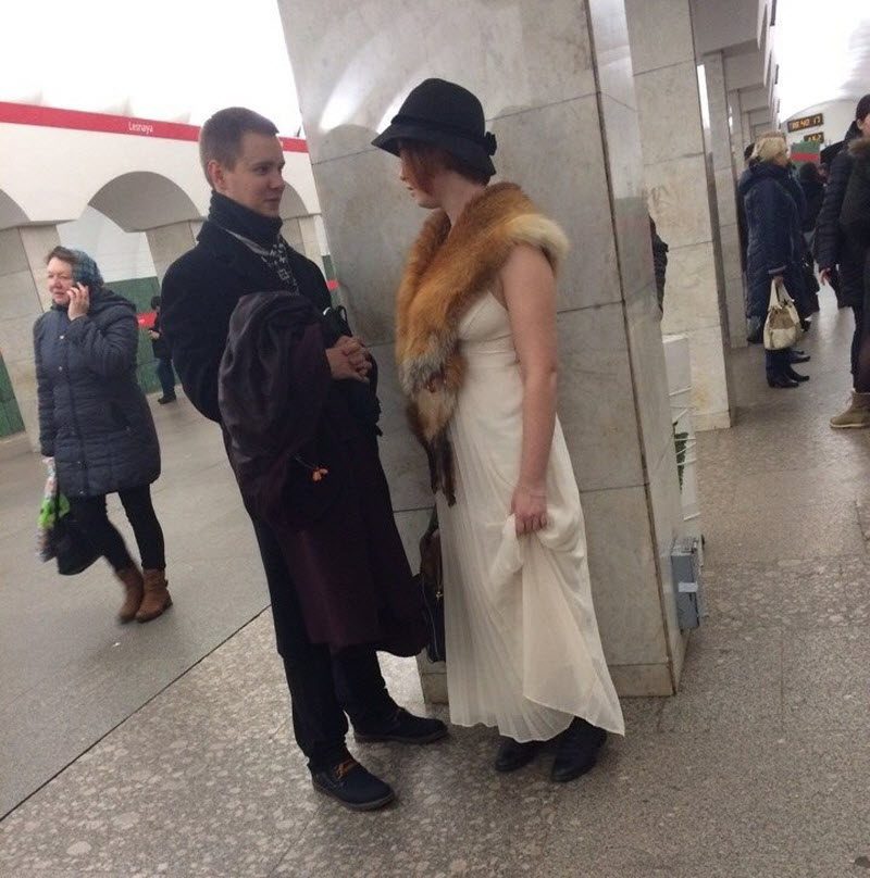 Модники из российского метрополитена