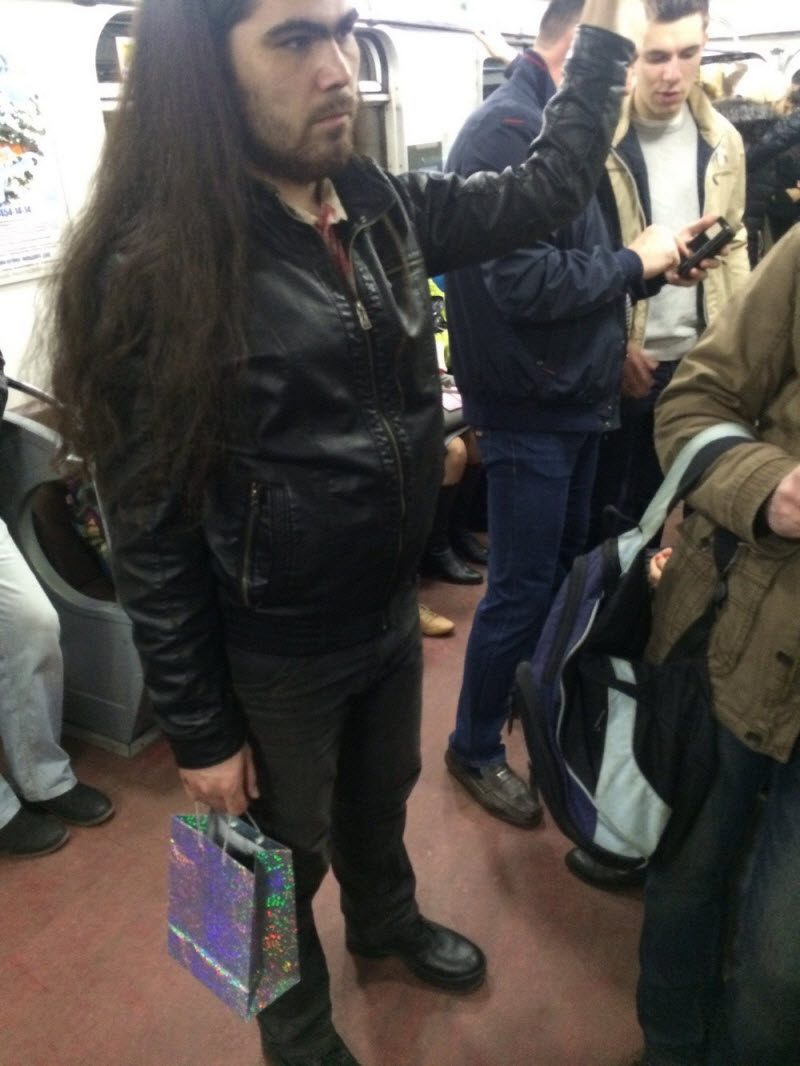 Модники из российского метрополитена
