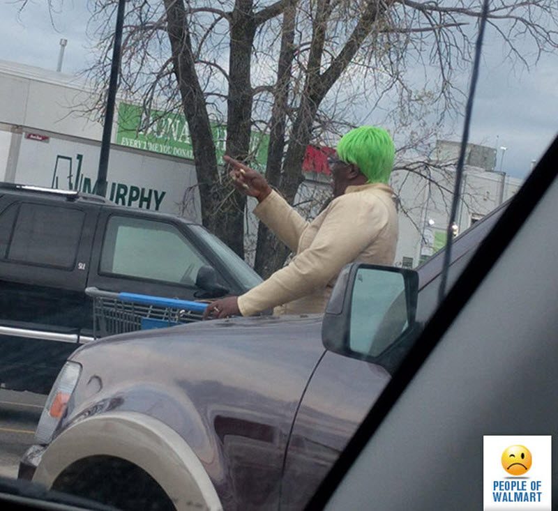 Экстравагантные покупатели Walmart