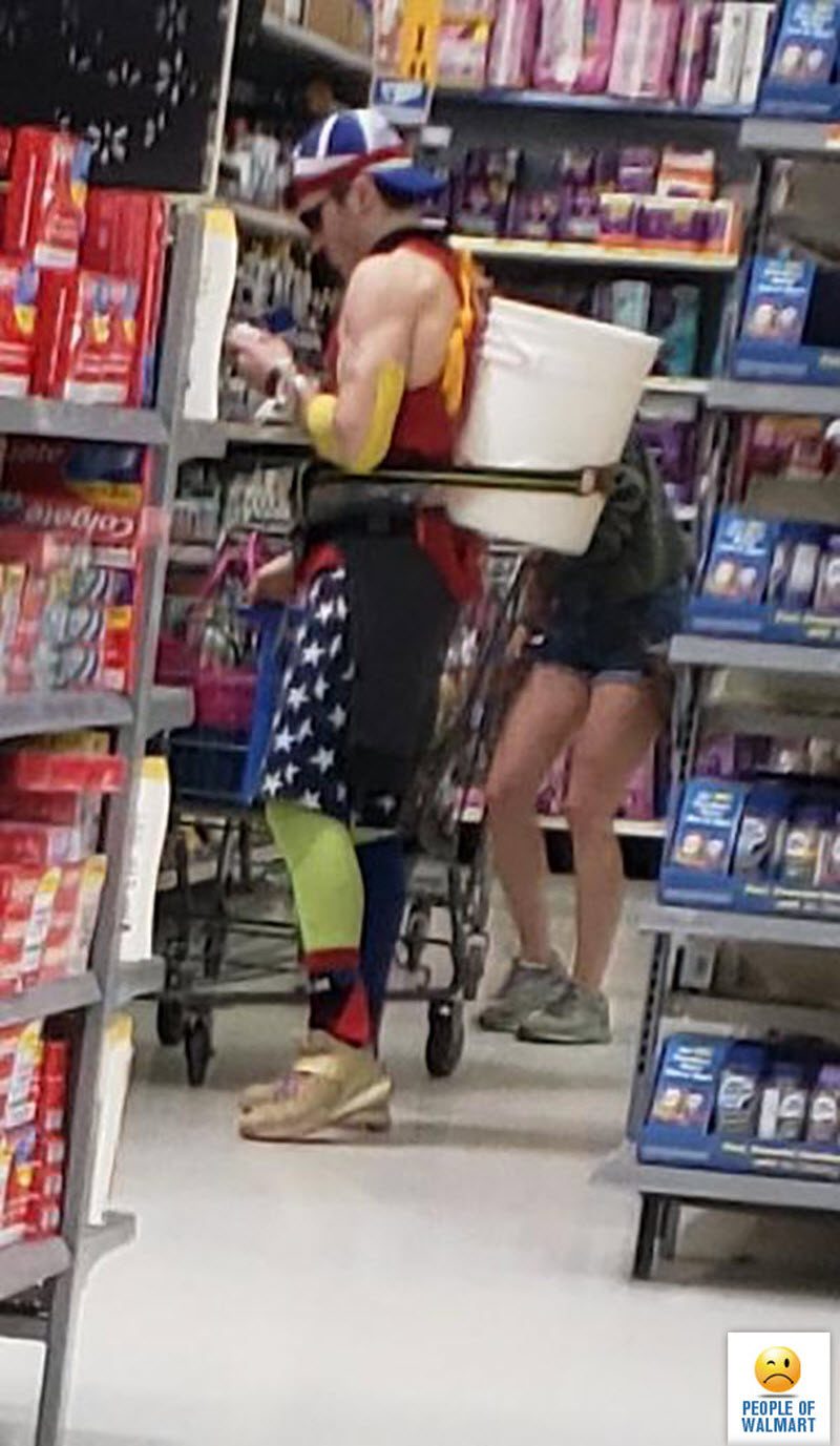 Экстравагантные покупатели Walmart