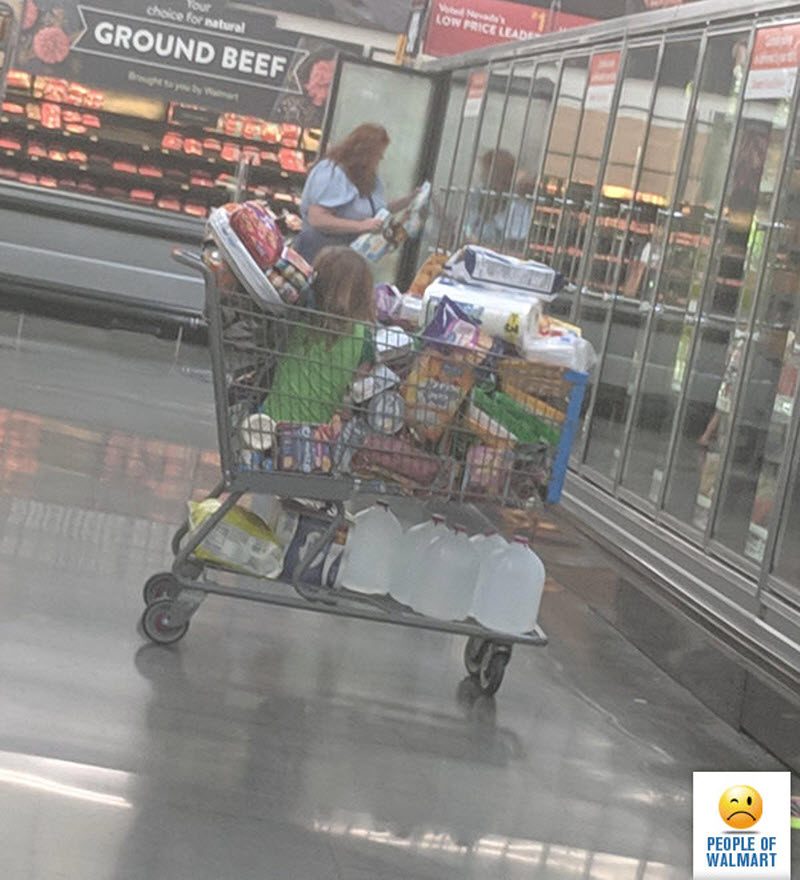 Экстравагантные покупатели Walmart