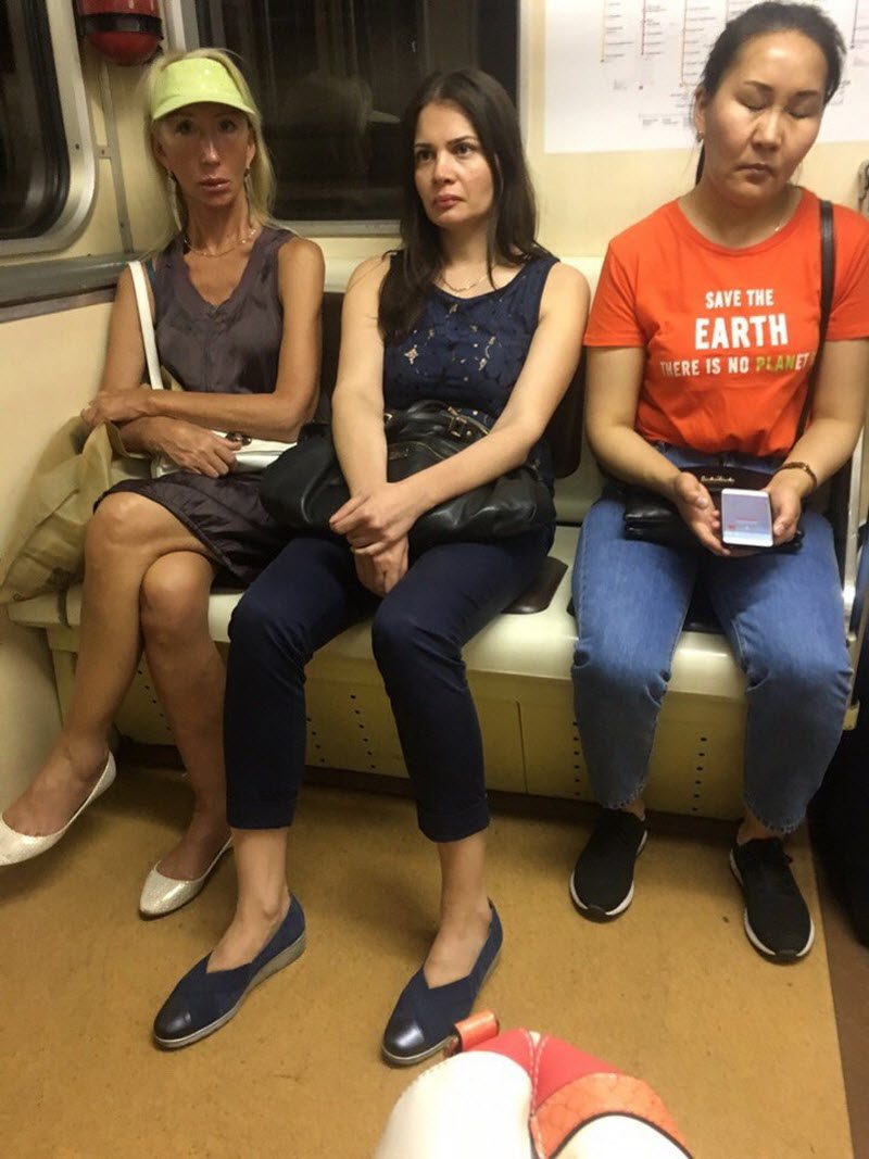 Модники из российского метрополитена