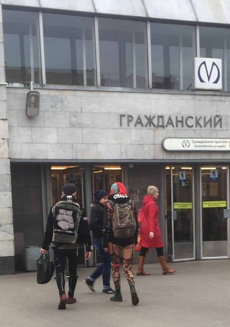 Модники из российского метрополитена