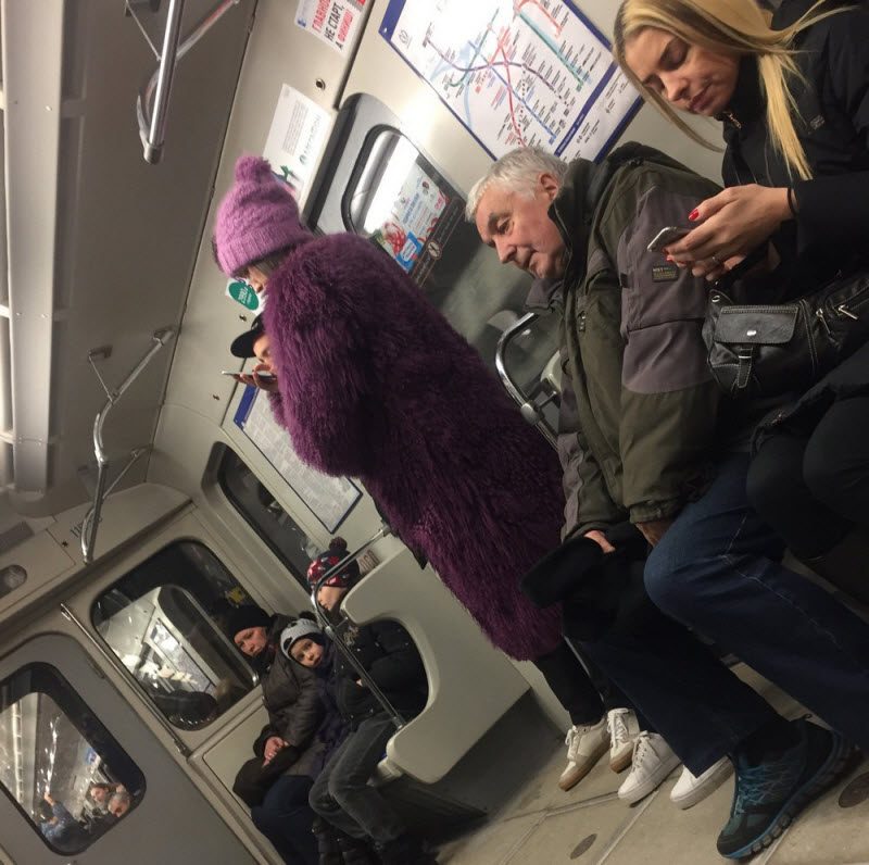 Модники из российского метрополитена