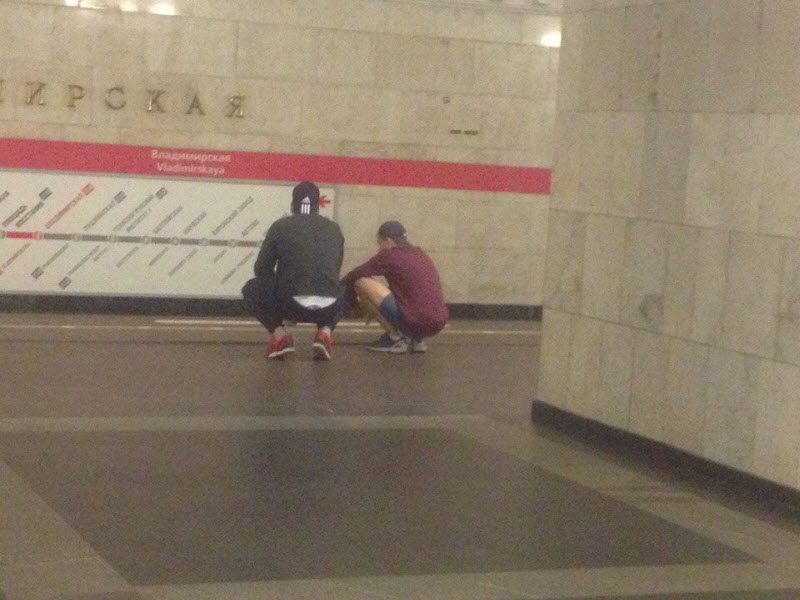 Модники из российского метрополитена