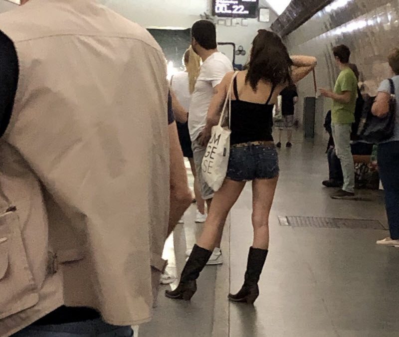 Модники из российского метрополитена