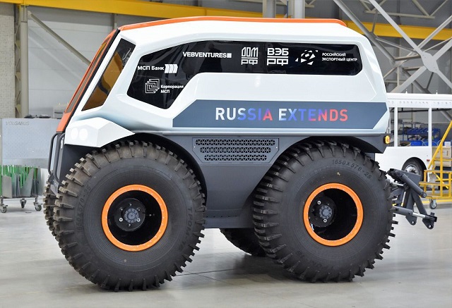 Российская компания Volgabus разработала новый беспилотный вездеход