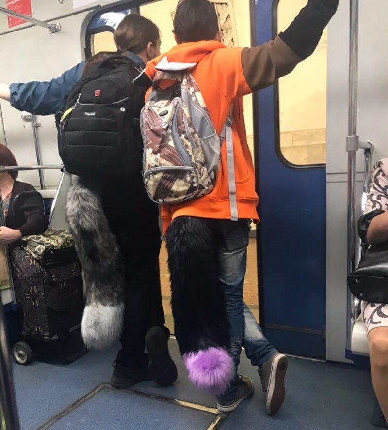 Модники из российского метрополитена